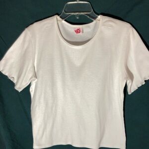 No Boundaries Juniors White Top
